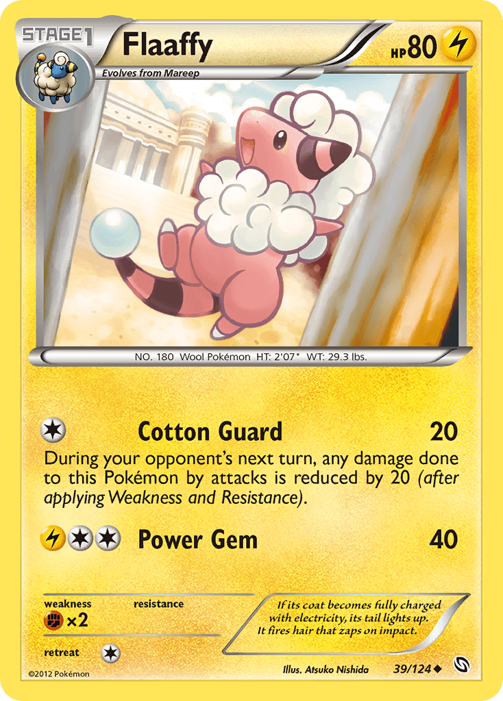 Flaaffy Pokémon card