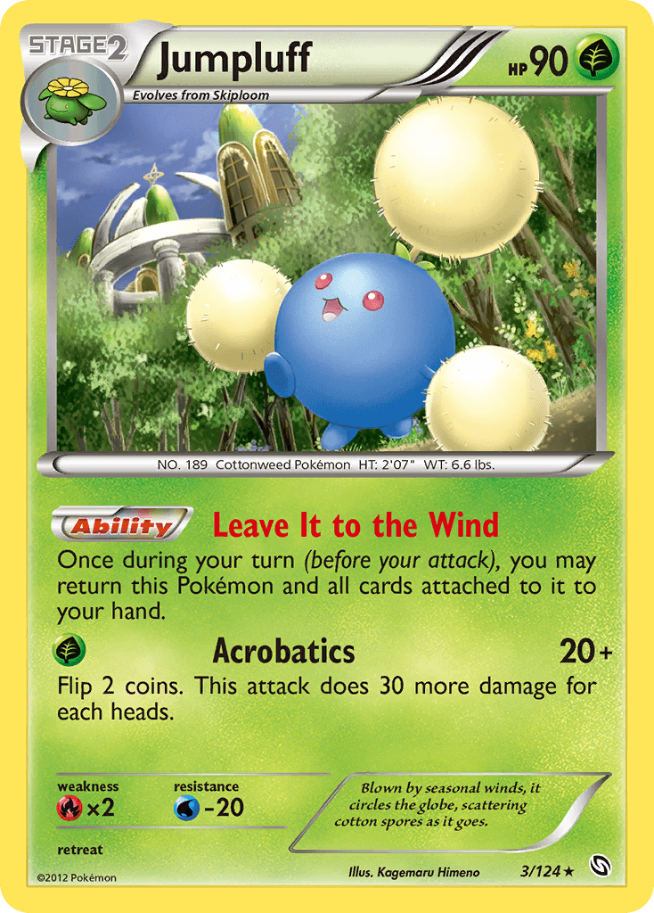 Jumpluff Pokémon card