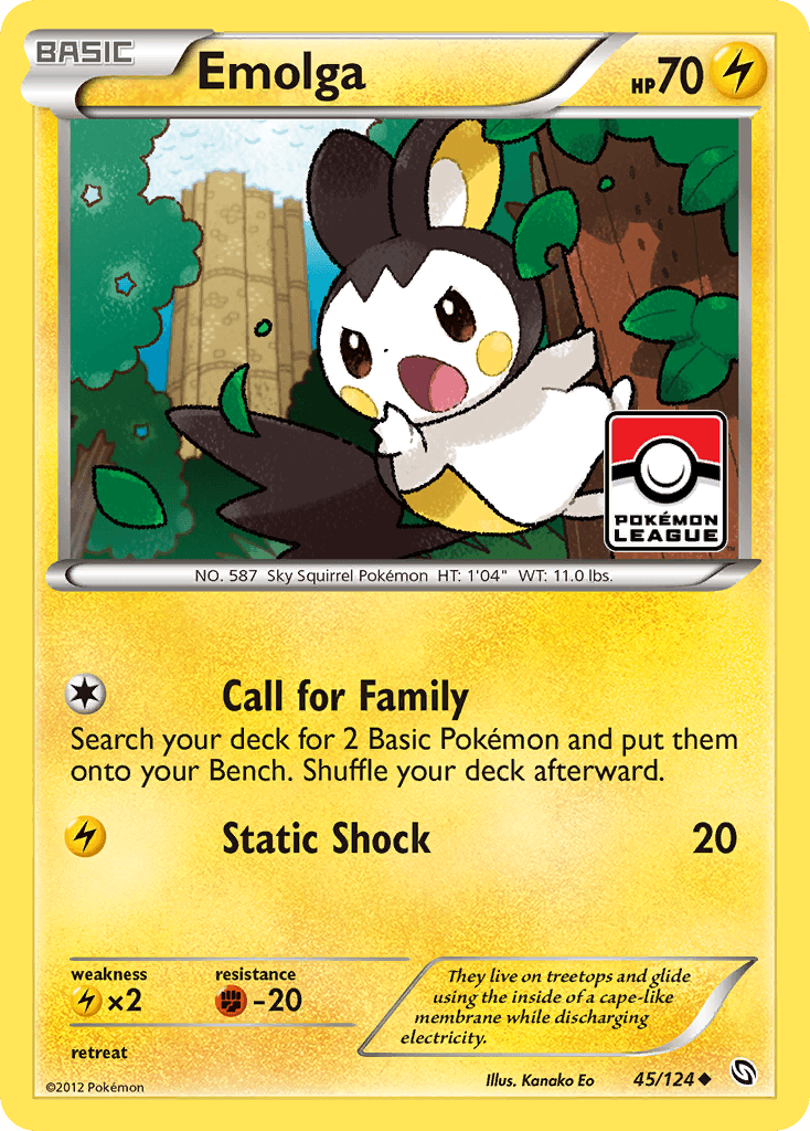 Emolga Pokémon card