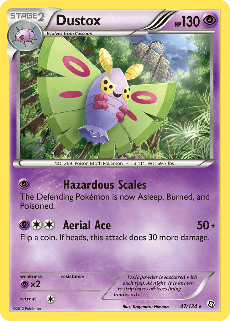 Dustox Pokémon card