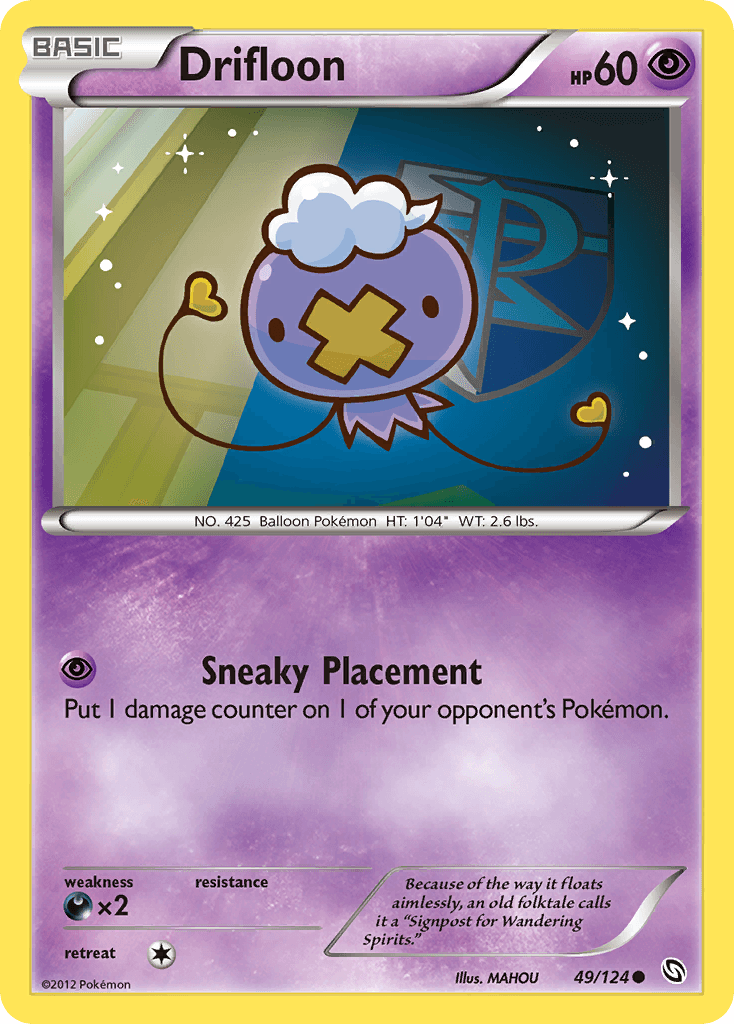 Drifloon Pokémon card