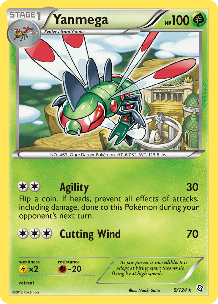 Yanmega Pokémon card