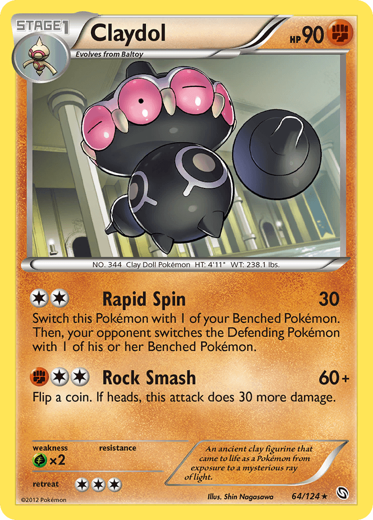 Claydol Pokémon card