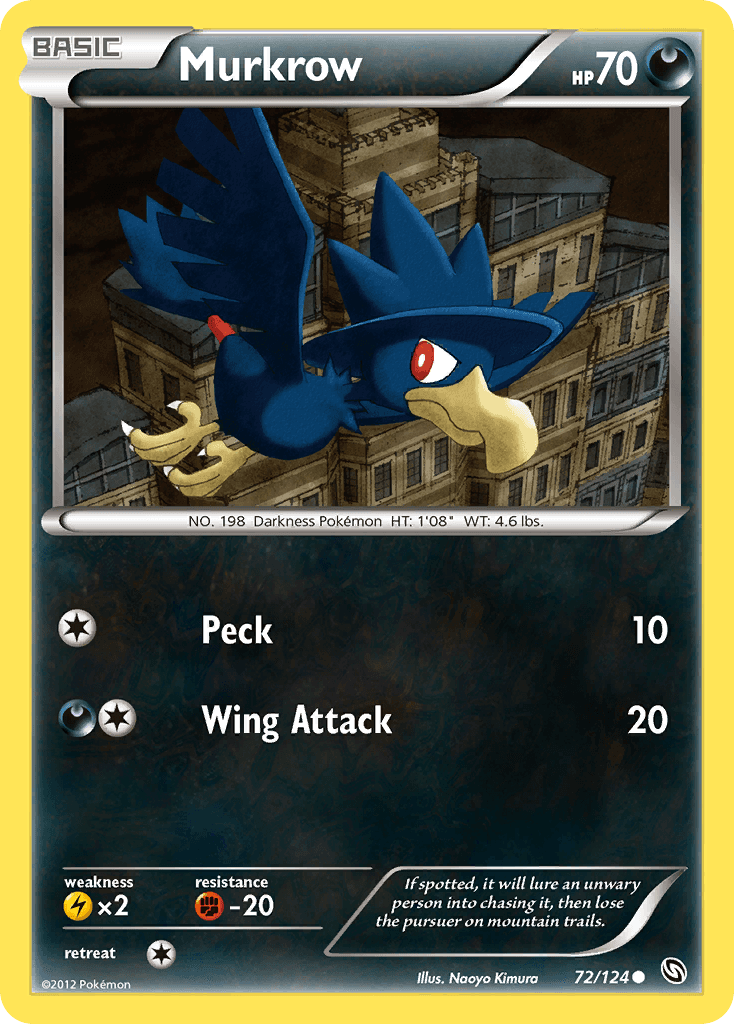 Murkrow Pokémon card