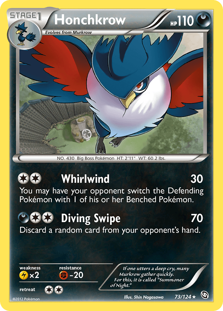 Honchkrow Pokémon card