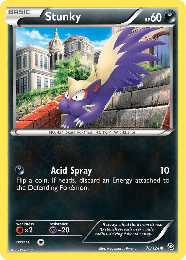 Stunky Pokémon card