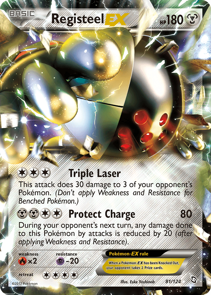 Registeel-EX Pokémon card
