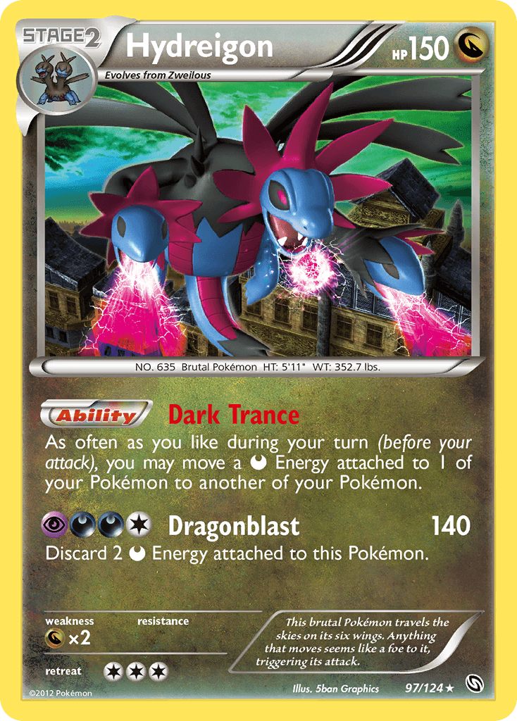 Hydreigon Pokémon card