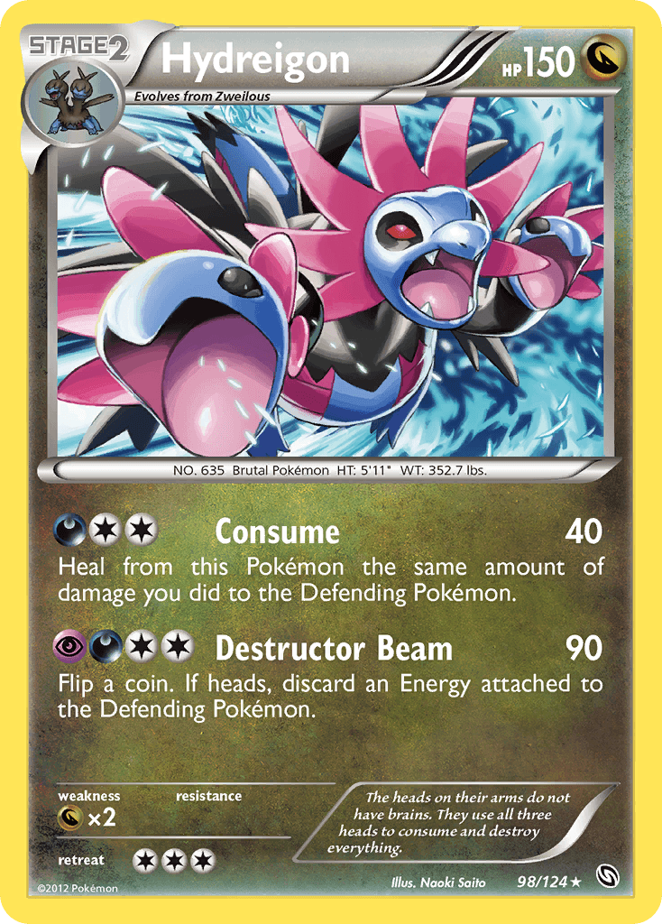 Hydreigon Pokémon card
