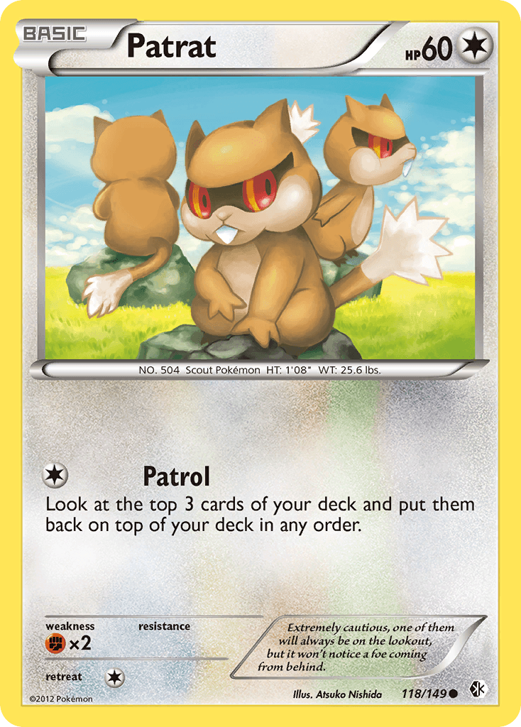 Patrat Pokémon card