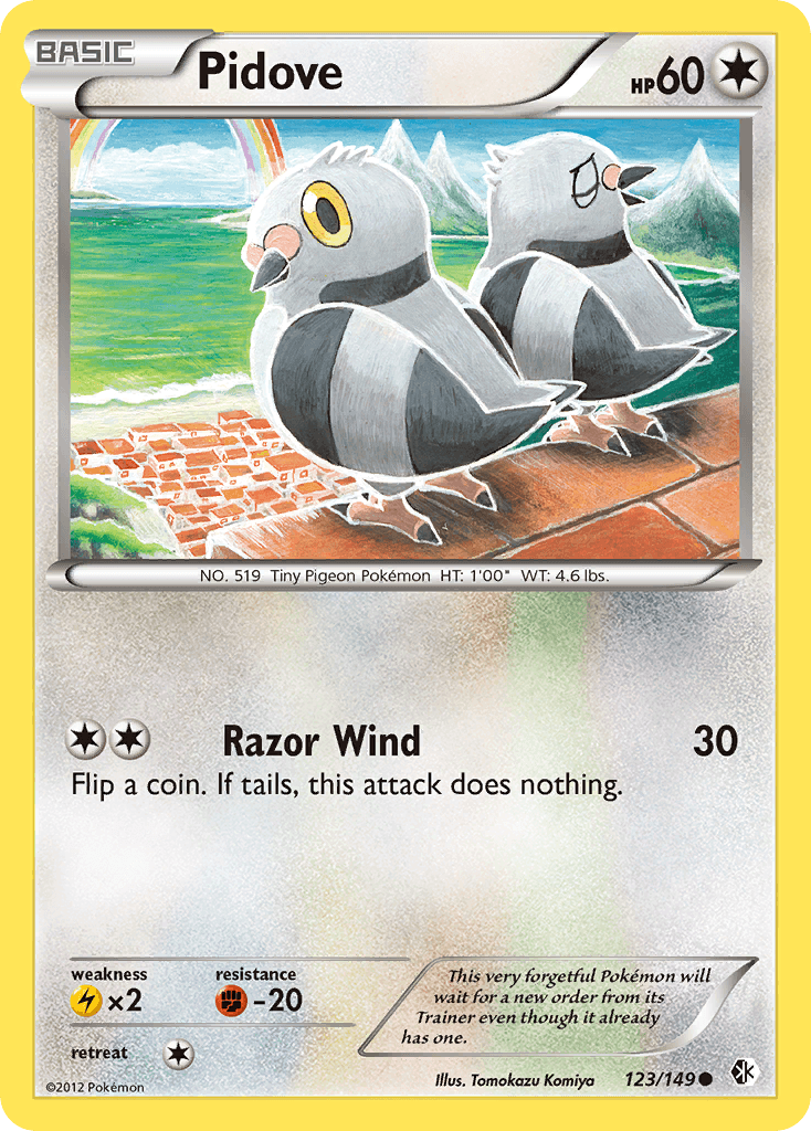 Pidove Pokémon card