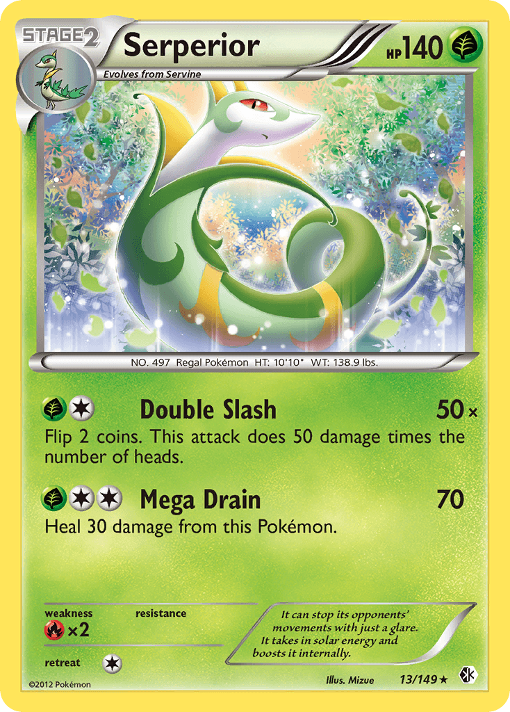 Serperior Pokémon card