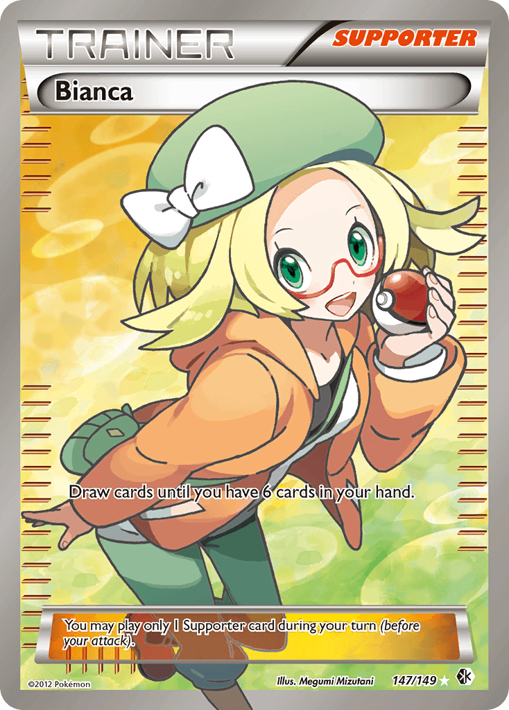 Bianca Pokémon card