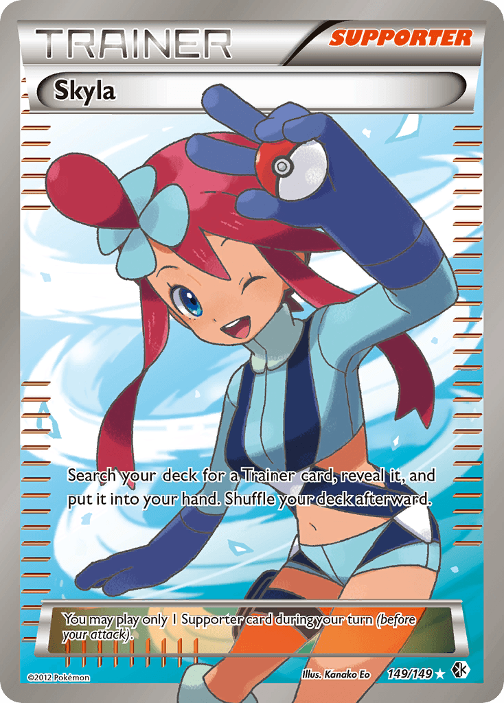 Skyla Pokémon card