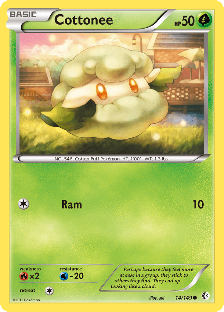 Cottonee Pokémon card