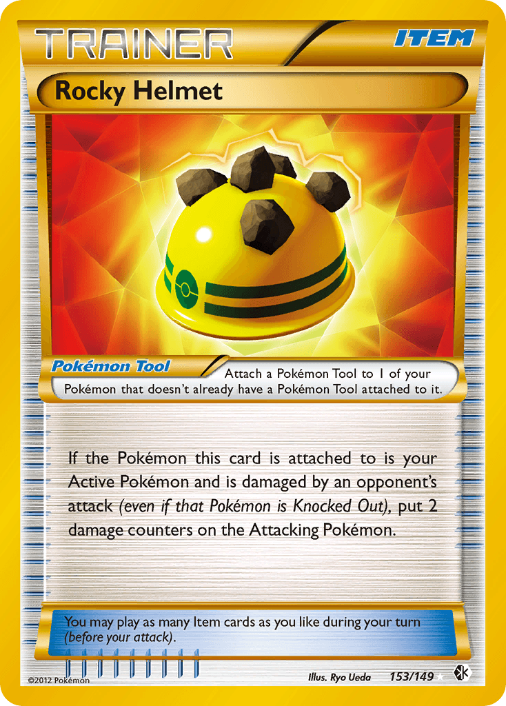 Rocky Helmet Pokémon card