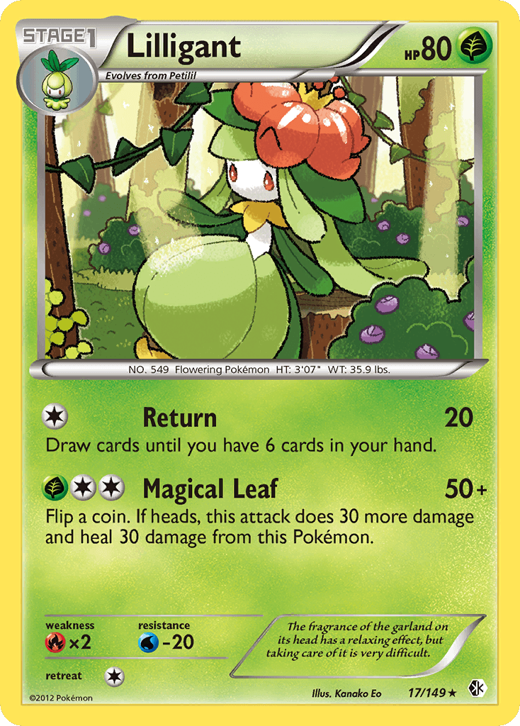 Lilligant Pokémon card