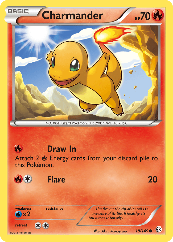 Charmander Pokémon card