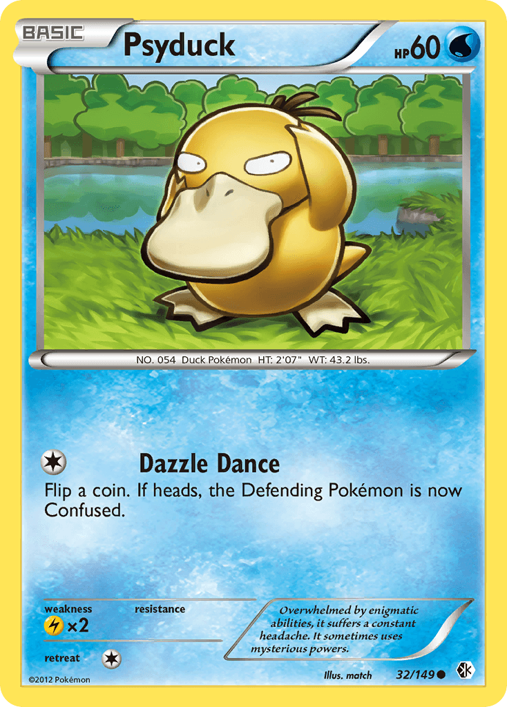 Psyduck Pokémon card