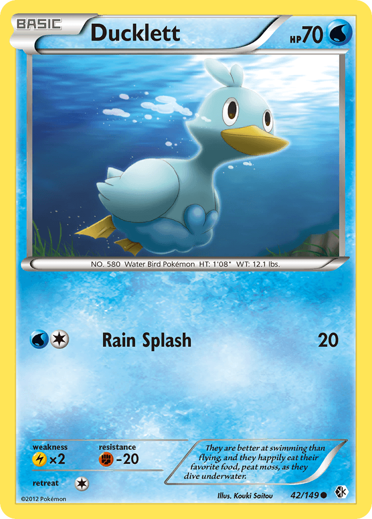 Ducklett Pokémon card