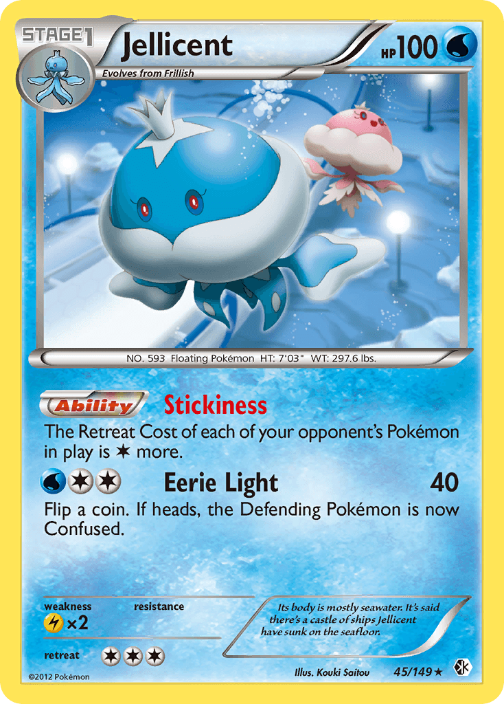 Jellicent Pokémon card