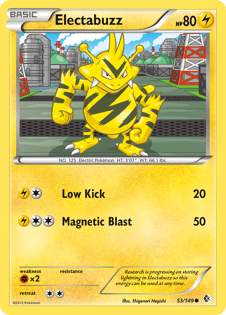 Electabuzz Pokémon card
