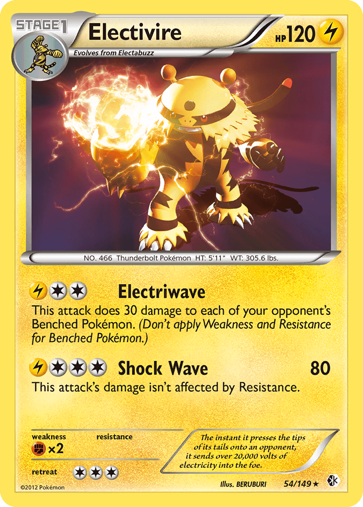 Electivire Pokémon card
