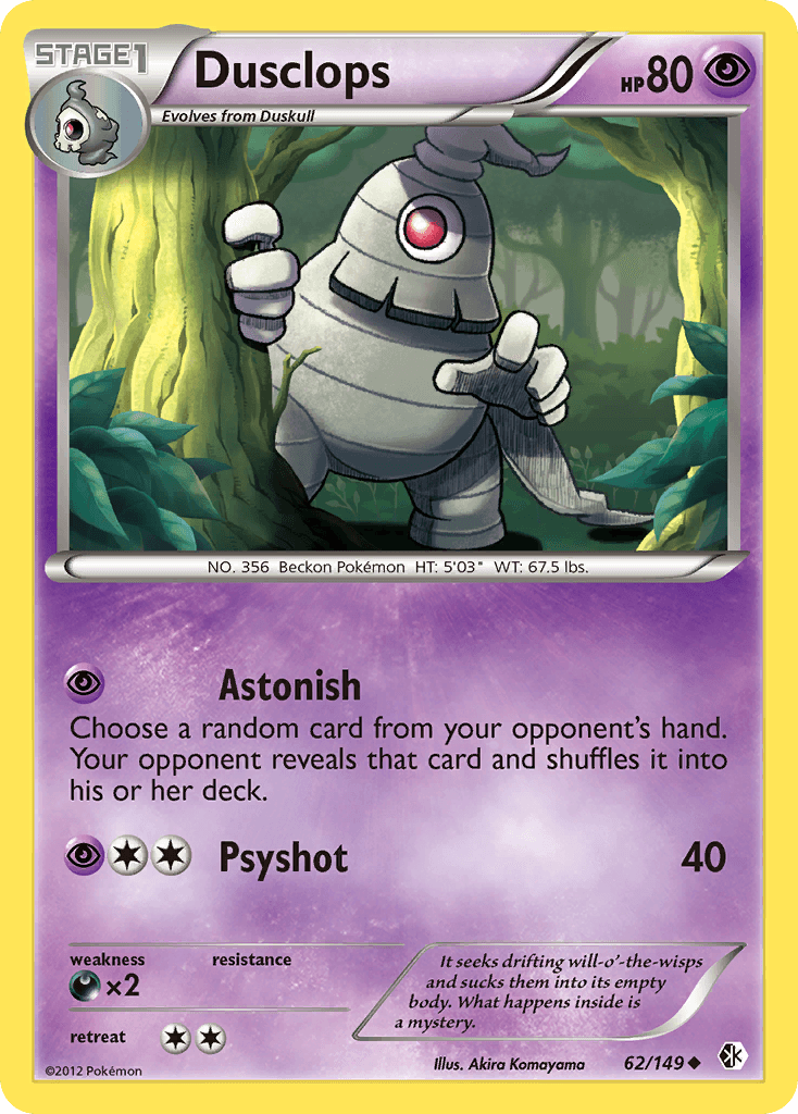 Dusclops Pokémon card