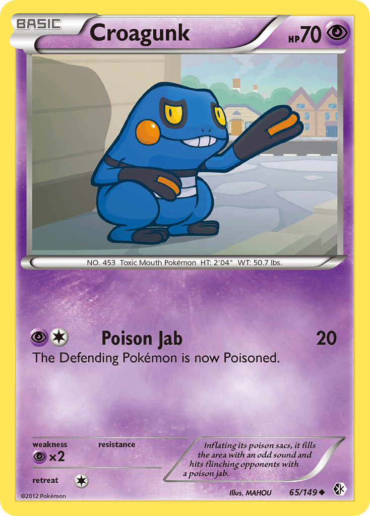 Croagunk Pokémon card