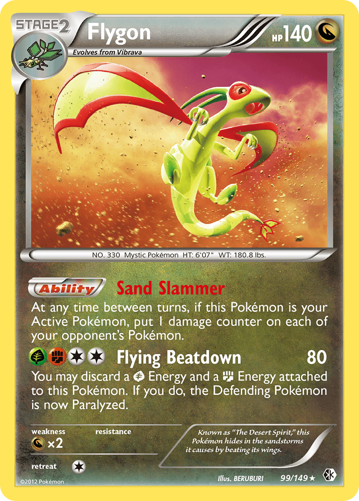 Flygon Pokémon card
