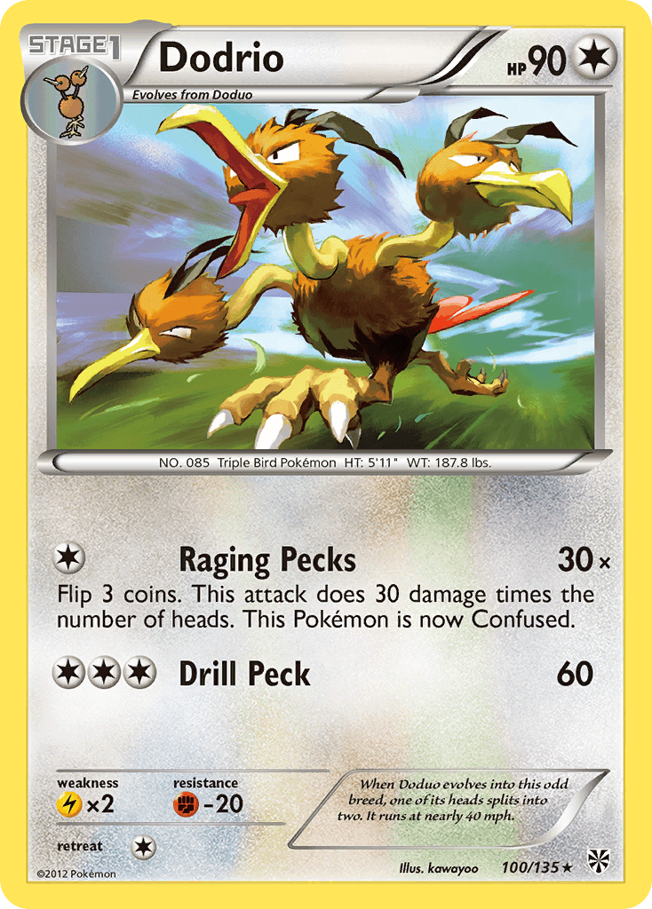 Dodrio Pokémon card