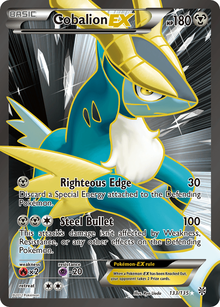 Cobalion-EX Pokémon card