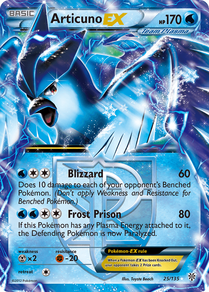Articuno-EX Pokémon card