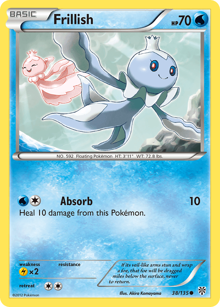Frillish Pokémon card