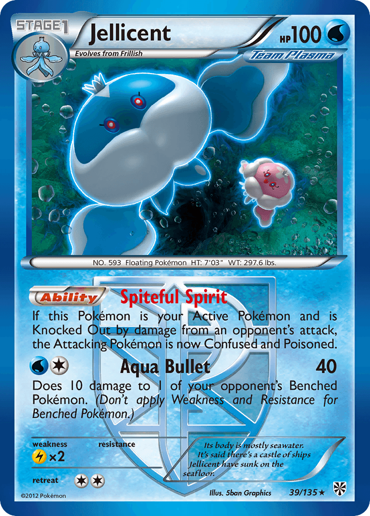 Jellicent Pokémon card