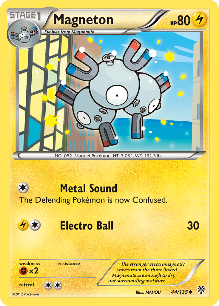 Magneton Pokémon card