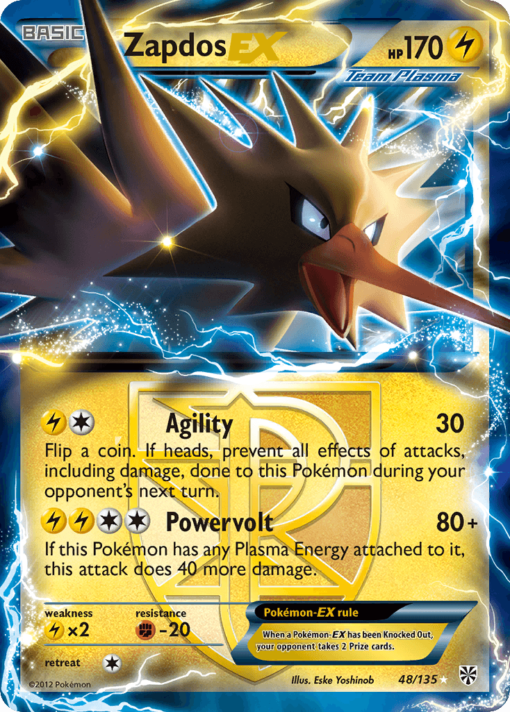 Zapdos-EX Pokémon card