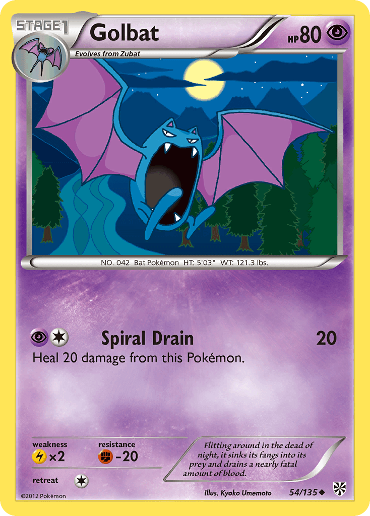 Golbat Pokémon card
