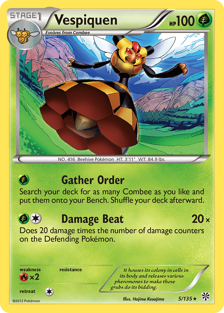 Vespiquen Pokémon card
