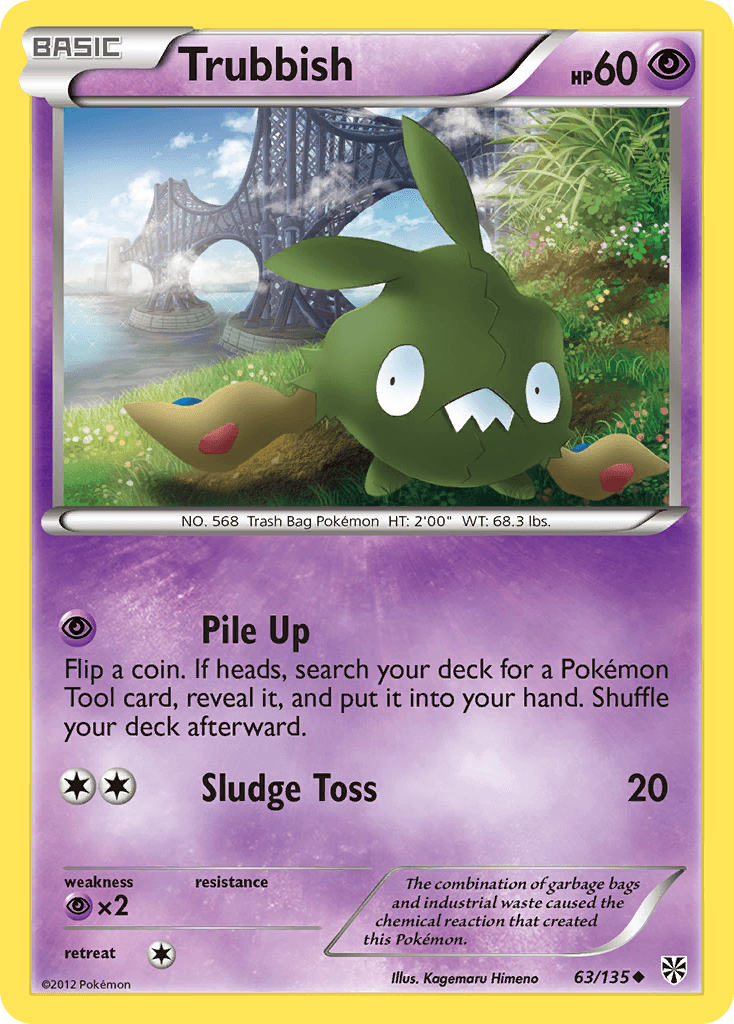 Trubbish Pokémon card