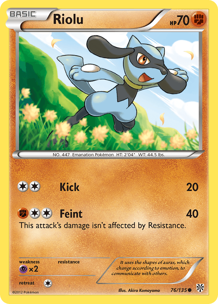 Riolu Pokémon card