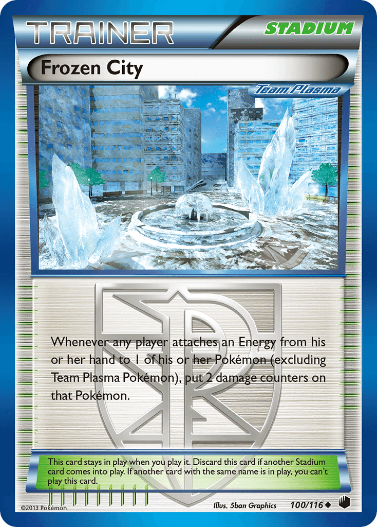 Frozen City Pokémon card