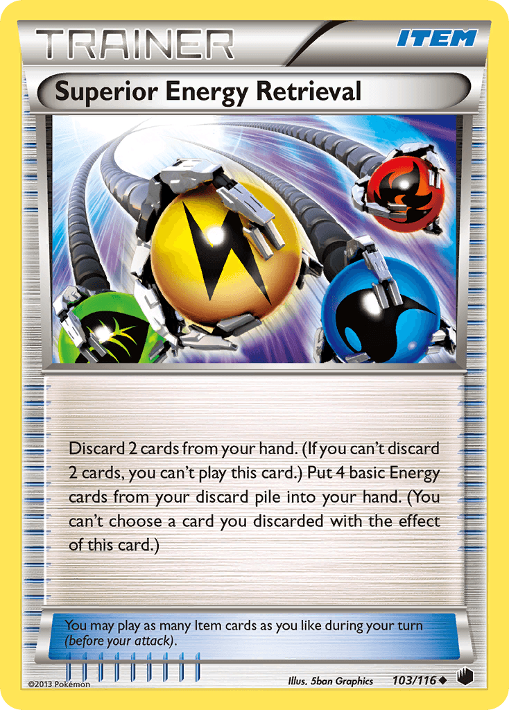 Superior Energy Retrieval Pokémon card