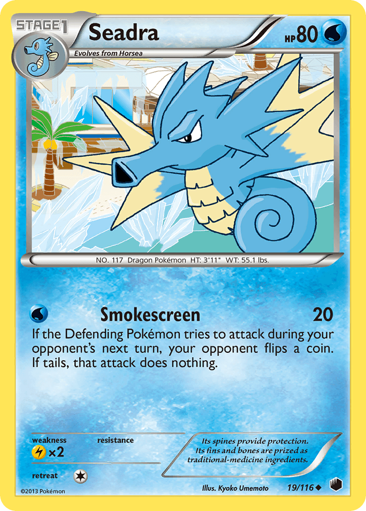 Seadra Pokémon card