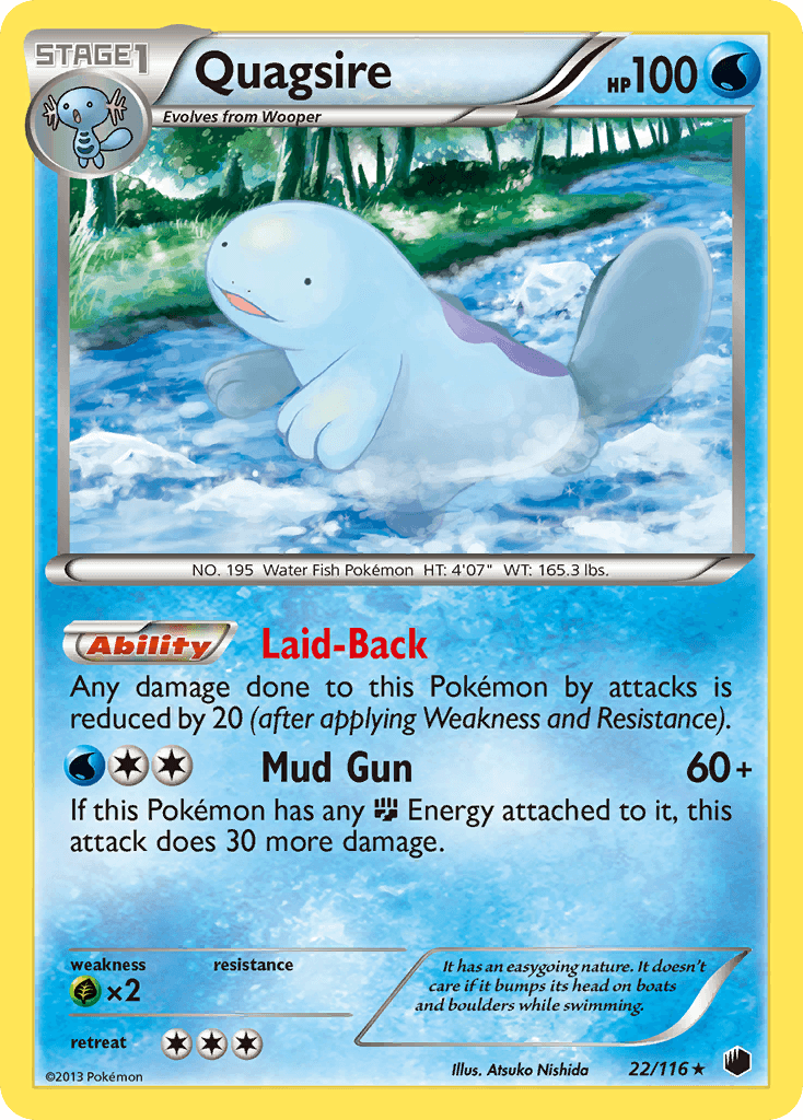 Quagsire Pokémon card