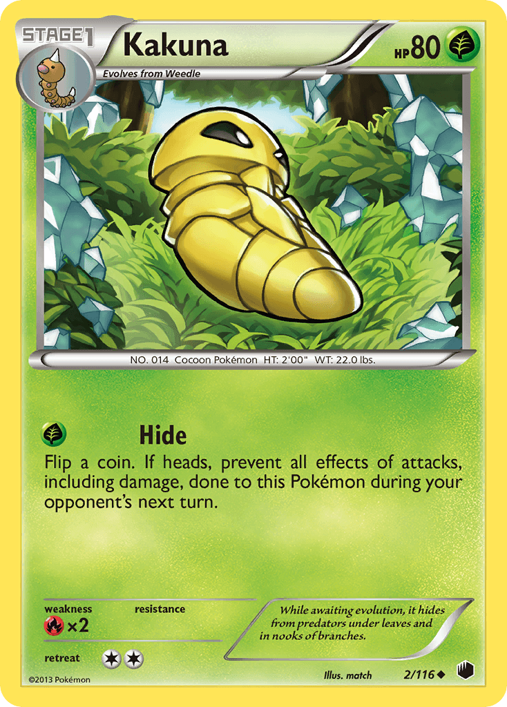 Kakuna Pokémon card