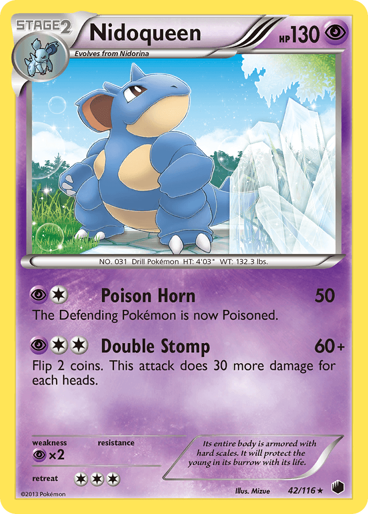 Nidoqueen Pokémon card