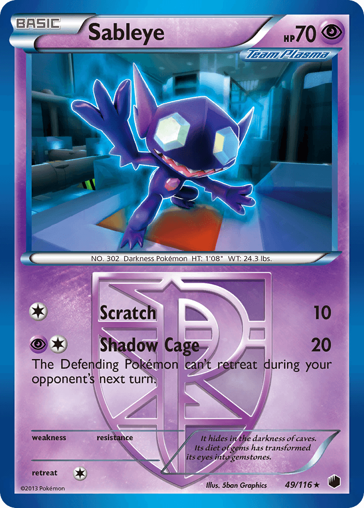 Sableye Pokémon card