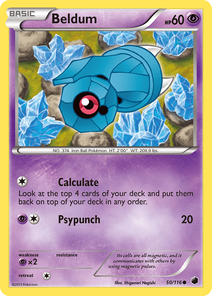 Beldum Pokémon card