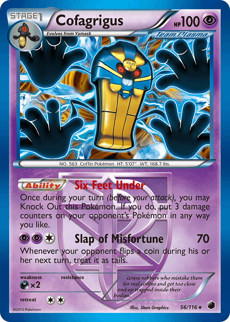 Cofagrigus Pokémon card